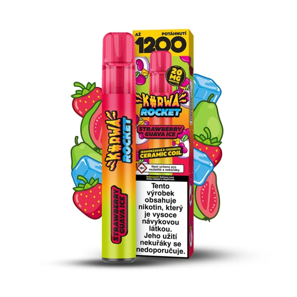 KURWA ROCKET STRAWBERRY GUAVA ICE