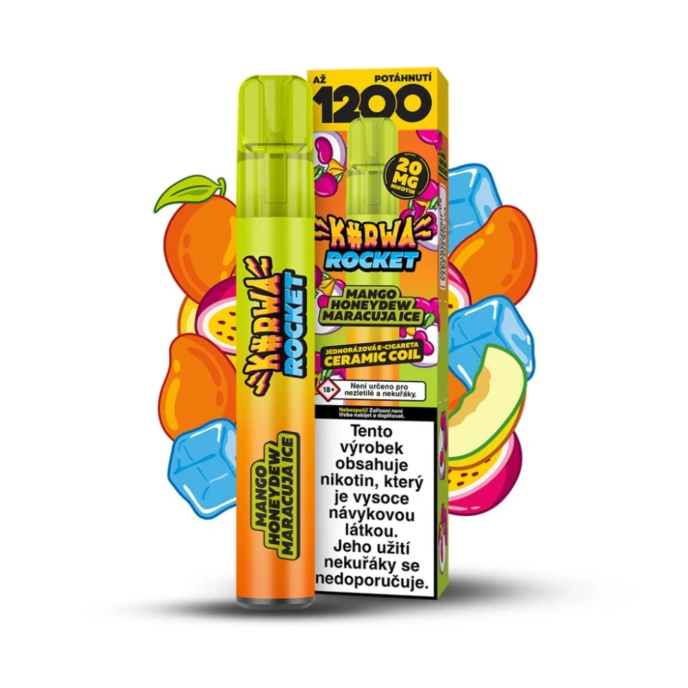 KURWA ROCKET MANGO HONEYDEW MARACUJA ICE