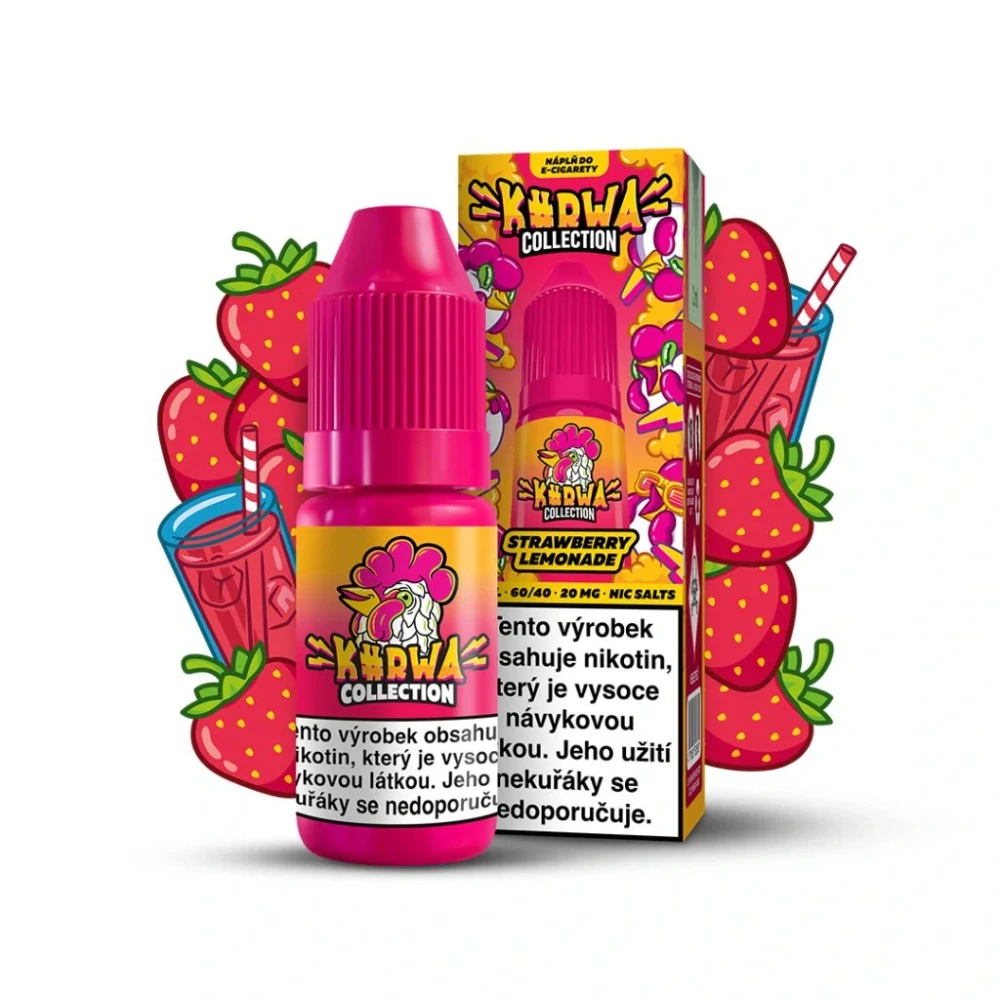 KURWA COLLECTION E-LIQUID STRAWBERRY LEMONADE