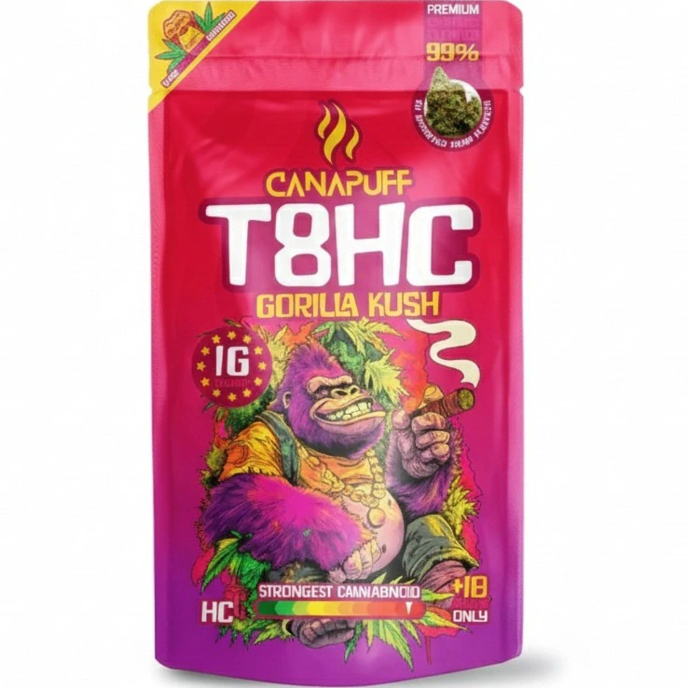 CANAPUFF Květy T8HC 99% - OG Gorilla Kush 1g