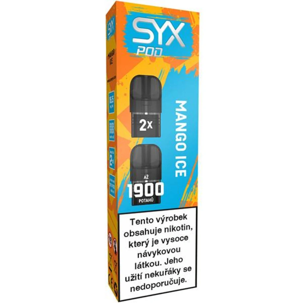 Syx Pod 16,5mg 2x2ml Mango Ice