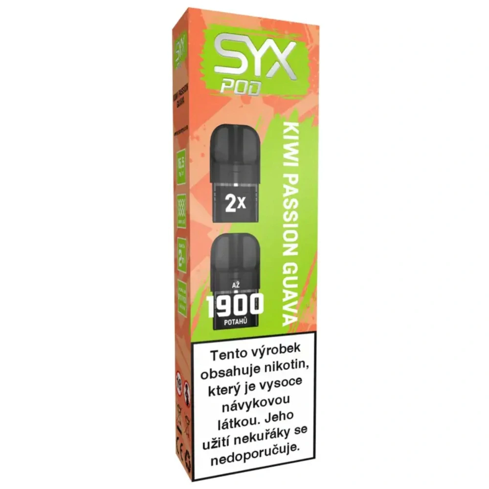 Syx Pod 16,5mg 2x2ml Kiwi Passion Guava