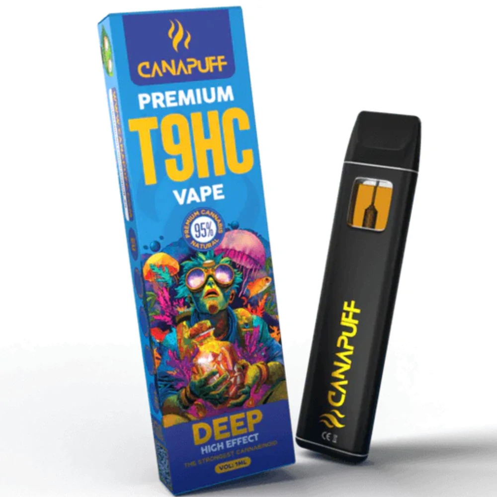 T9HC DEEP 95% - Jednorázovka - Canapuff - 1ml