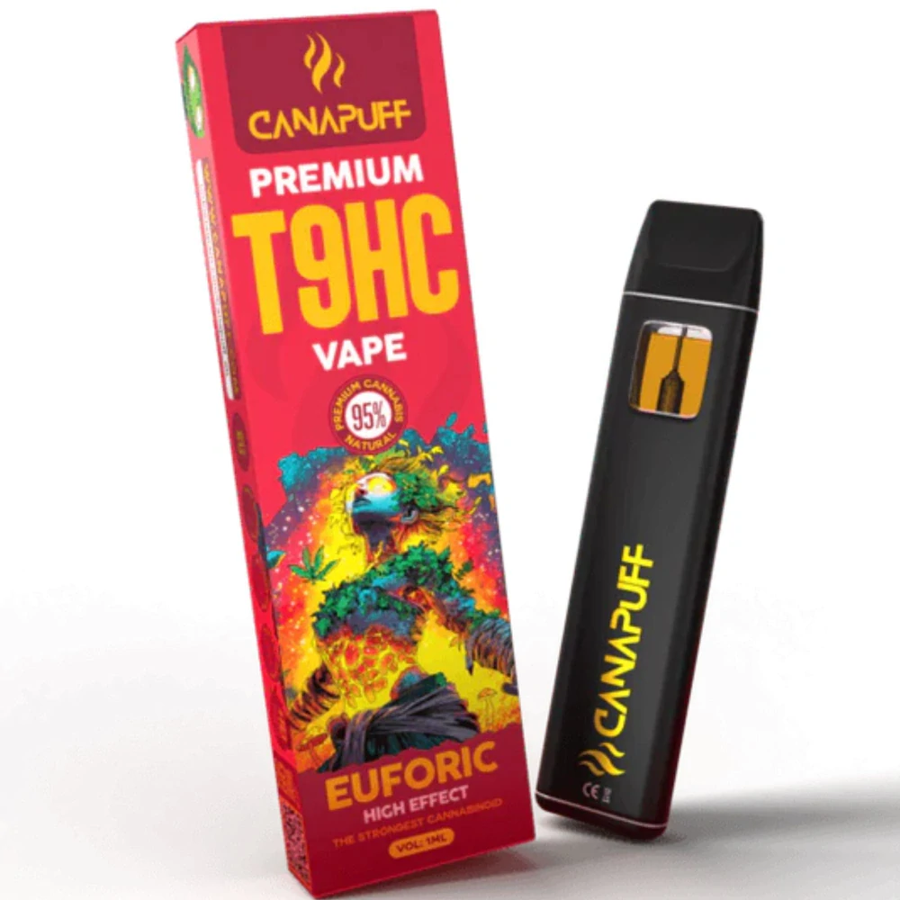 T9HC EUFORIC 95% - Jednorázovka - Canapuff - 1ml