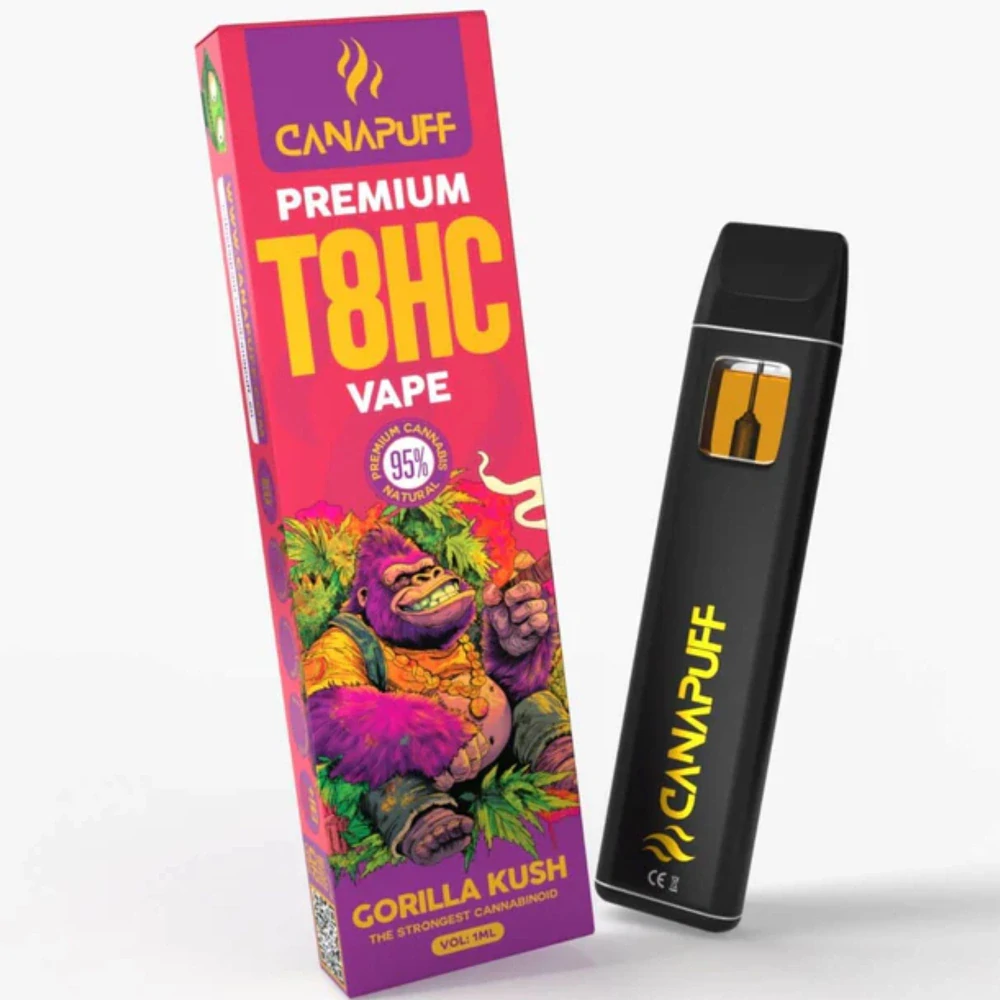 CANAPUFF Vape T8HC 95% - Gorilla Kush 1ml