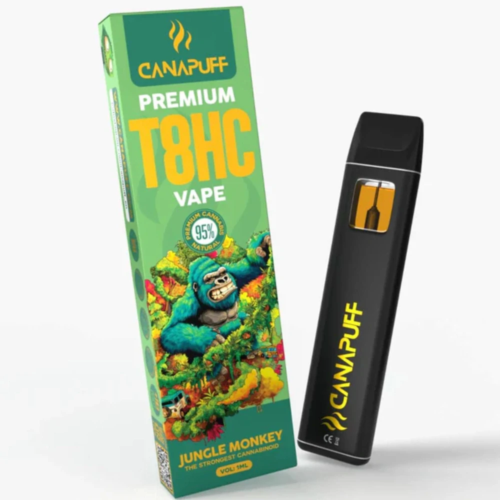 CANAPUFF Vape T8HC 95% - Jungle Monkey 1ml
