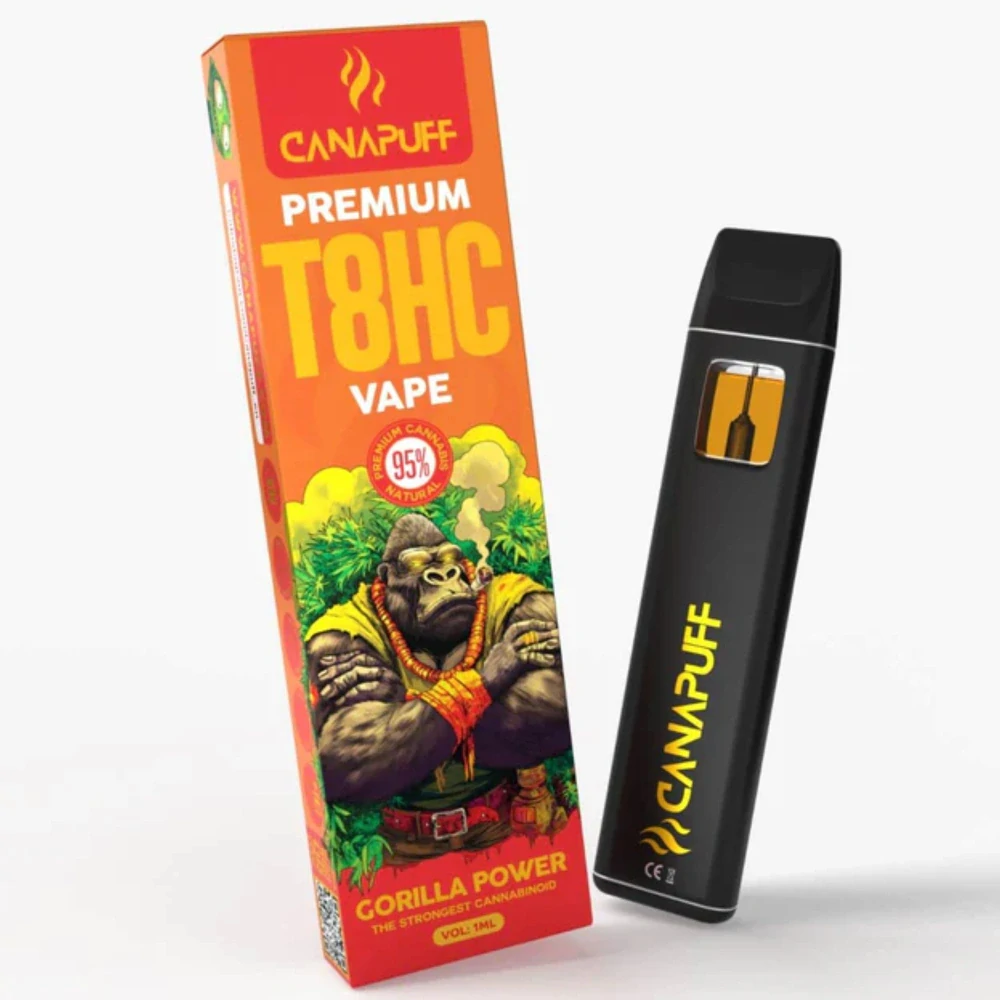 CANAPUFF Vape T8HC 95% - Gorilla Power 1ml