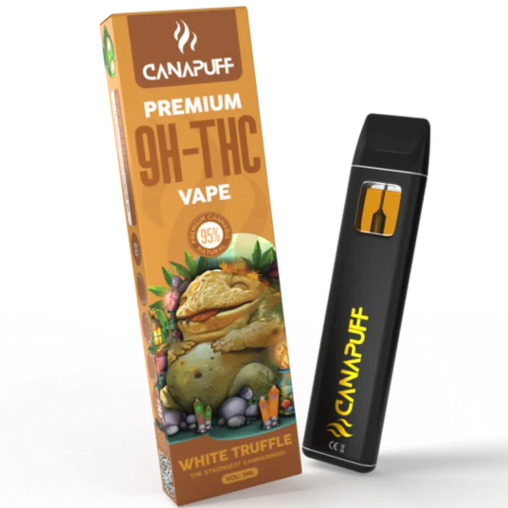 CANAPUFF Vape 9H-THC 95% - White Truffle 1ml