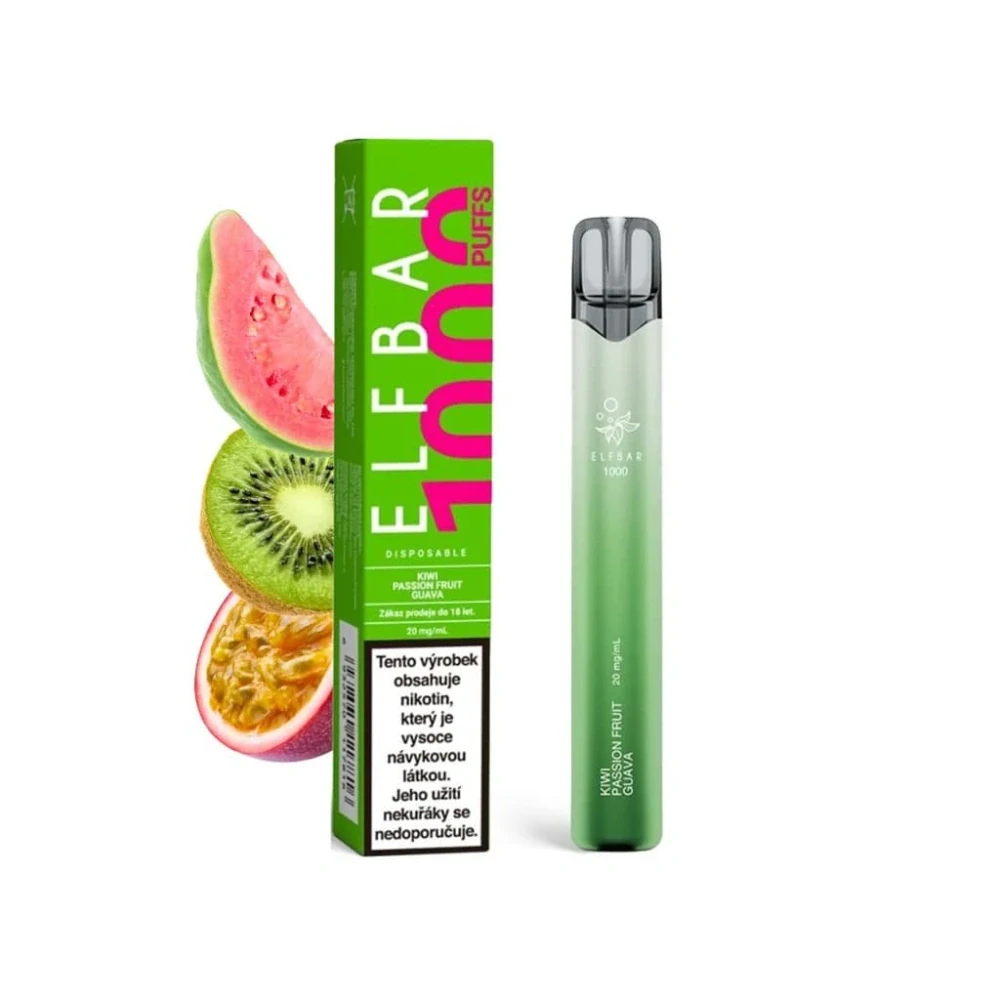 ELF BAR 1000 KIWI PASSION FRUIT GUAVA