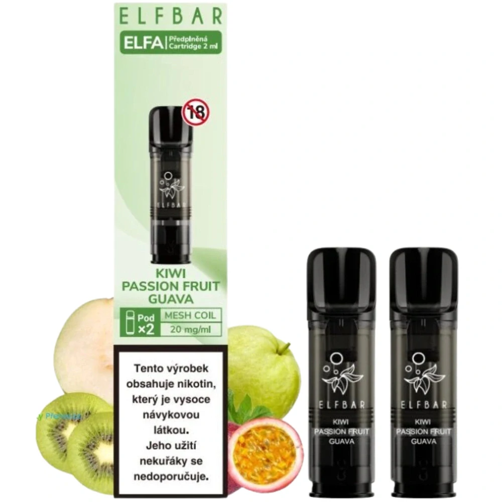Elfa Pod 2x2ML Kiwi Passion Fruit Guava