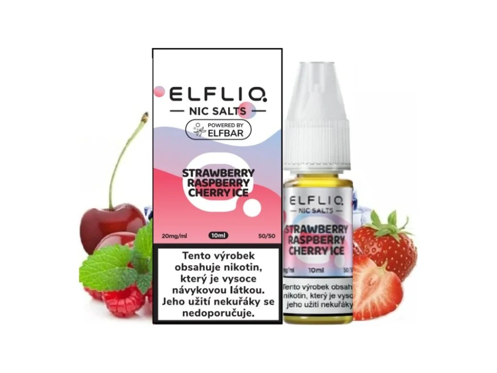 ELFLIQ Strawberry Raspberry Cherry Ice 10ml / 20mg