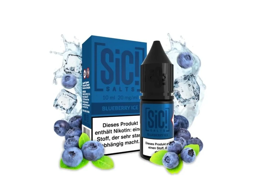 E-liquid Sic! Salts - Blueberry Ice (Ledové borůvky) 10ml