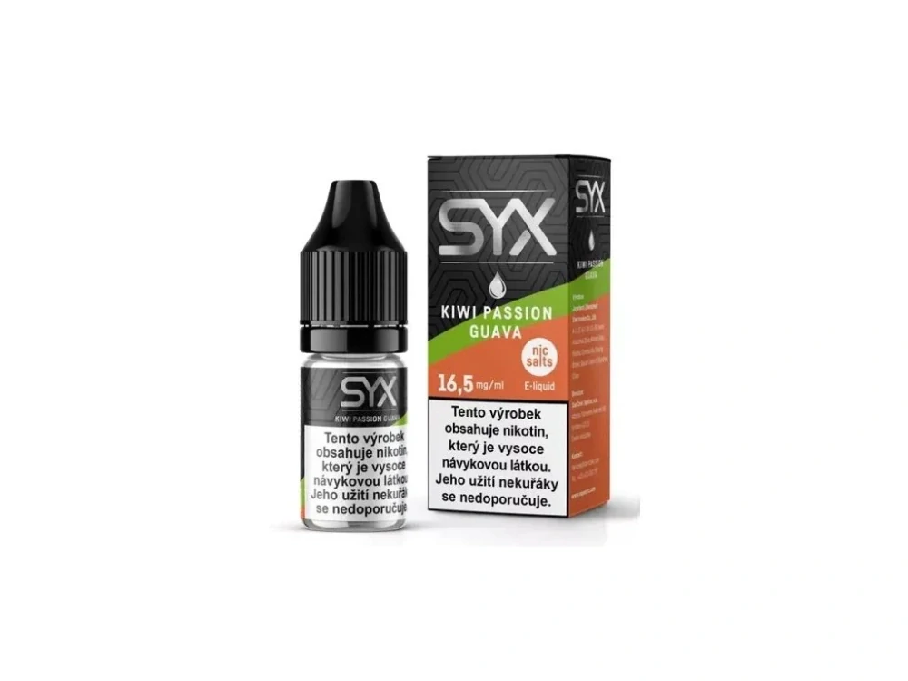 E-liquid SYX NS - Kiwi Passion Guava (Kiwi, Marakuja a Guava) 10ml 16,5mg