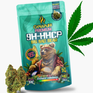 CANAPUFF Květy 9H-HHCP 99% - Big Bad Bear 1g