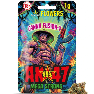 DIVINE - Canna Fusion-X Květy 99% - AK-47 1g